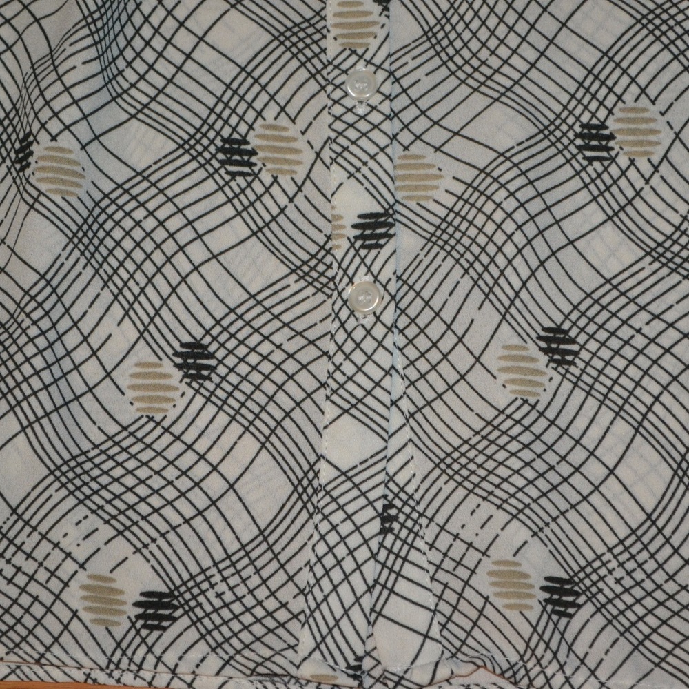 Women’s Max Studio Button Down Blouse, Size Xs - image 7